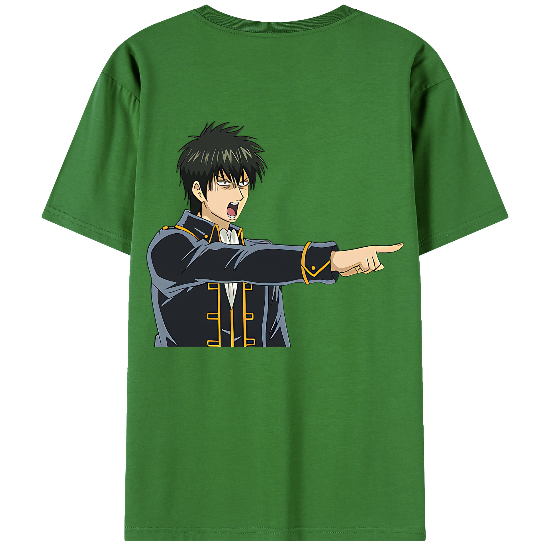 （画像用） ぎんたま 坂田銀時（さかたぎんとき） 神楽 志村新八（しむら しんぱち） GINTAMA Sakata Gintoki Kagura Shimura Shinpachi レディース半袖Tシャツ(バックプリント)